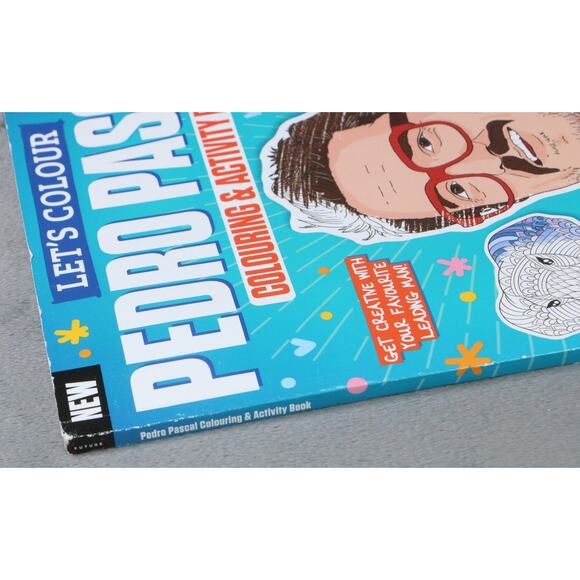 Pedro Pascal Colouring & Activity Book 2024 Illustrations Fun Puzzles & Quizzes - Picture 4 of 10
